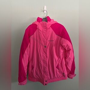 Columbia Girls' Bohemian Boarder Ski Winter Coat Jacket 18/20 Omni-Shield Pink
